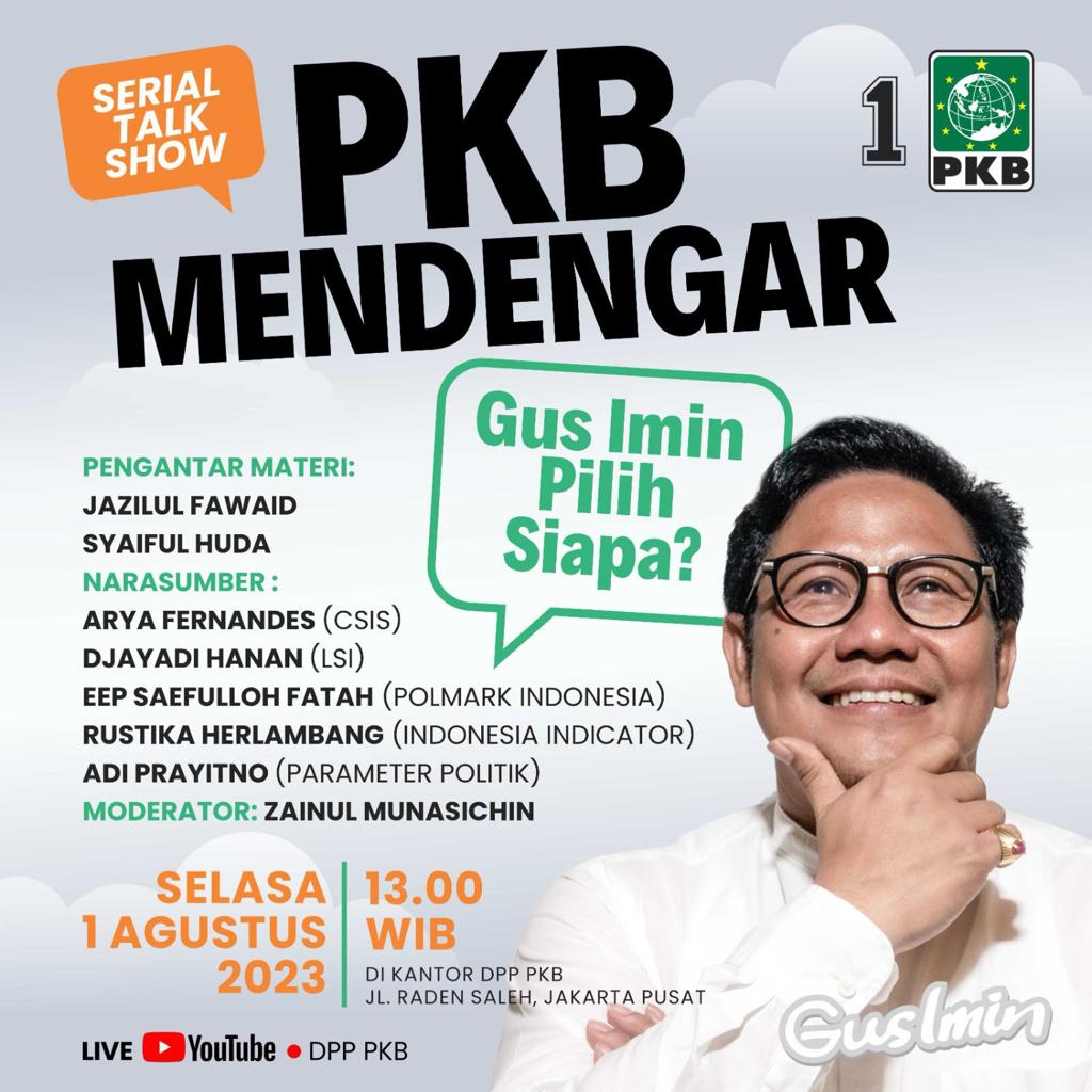 PKB Buka Peluang Tinggalkan Gerindra Jika Muhaimin Iskandar Tak Terpilih sebagai Cawapres Prabowo di Pilpres 2024