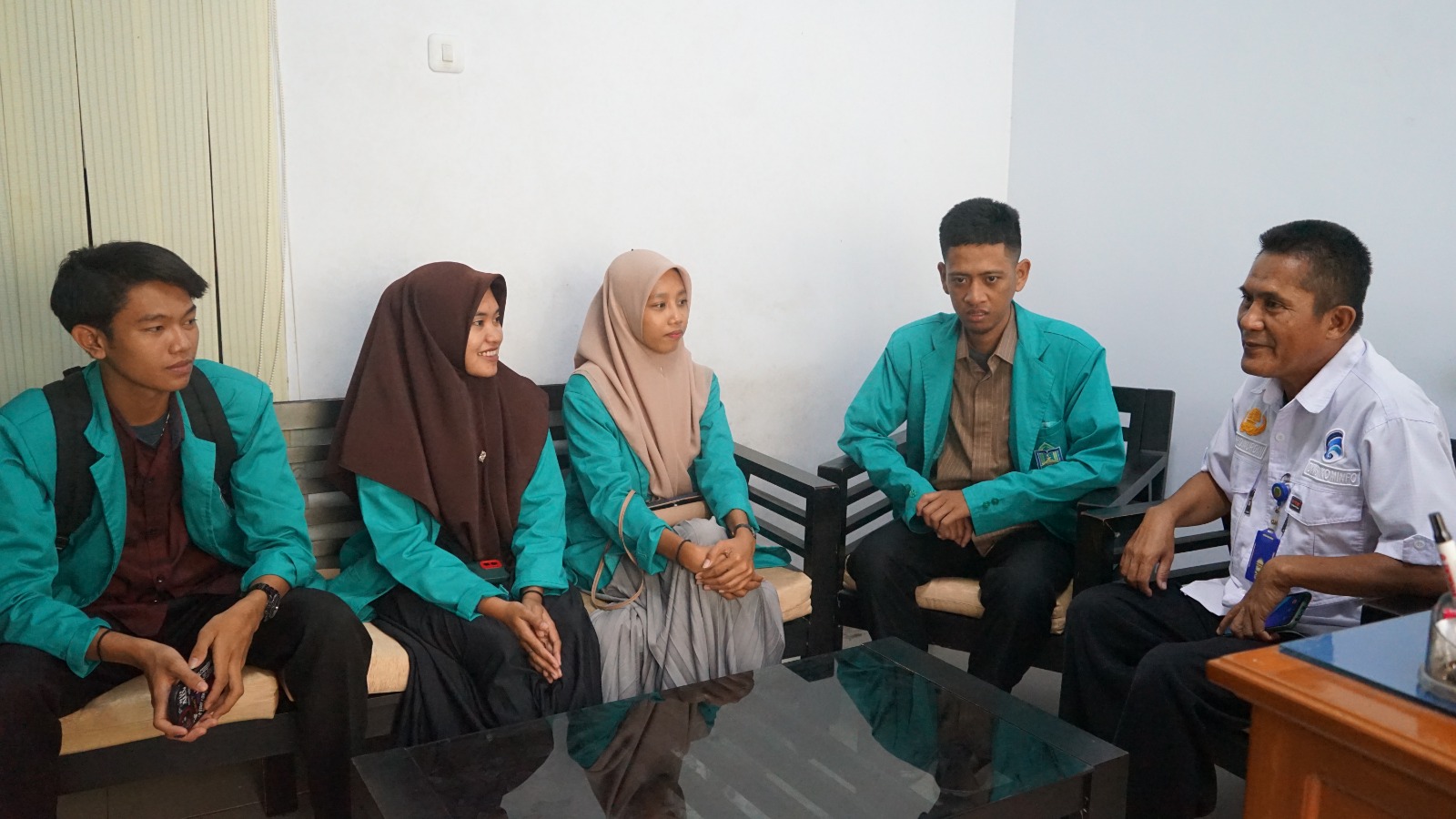 4 Mahasiswa IAIN Parepare PPL di Dinas Kominfo Sidrap