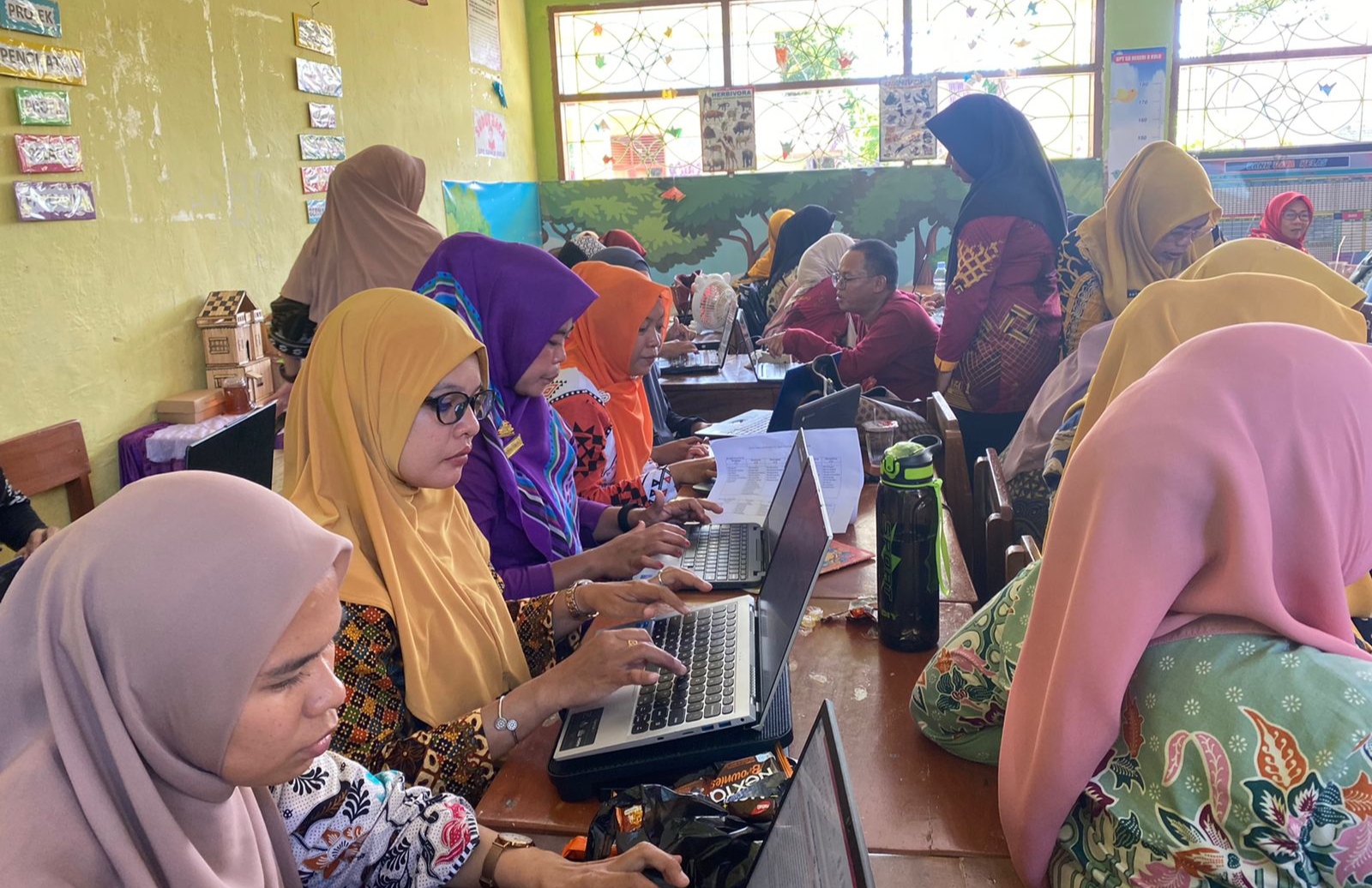 Kolaborasi Efektif, Gugus 1 dan 2 Kulo Sidrap Bersinergi dalam Penyusunan CP dan Modul Ajar untuk Pendidikan Lebih Baik